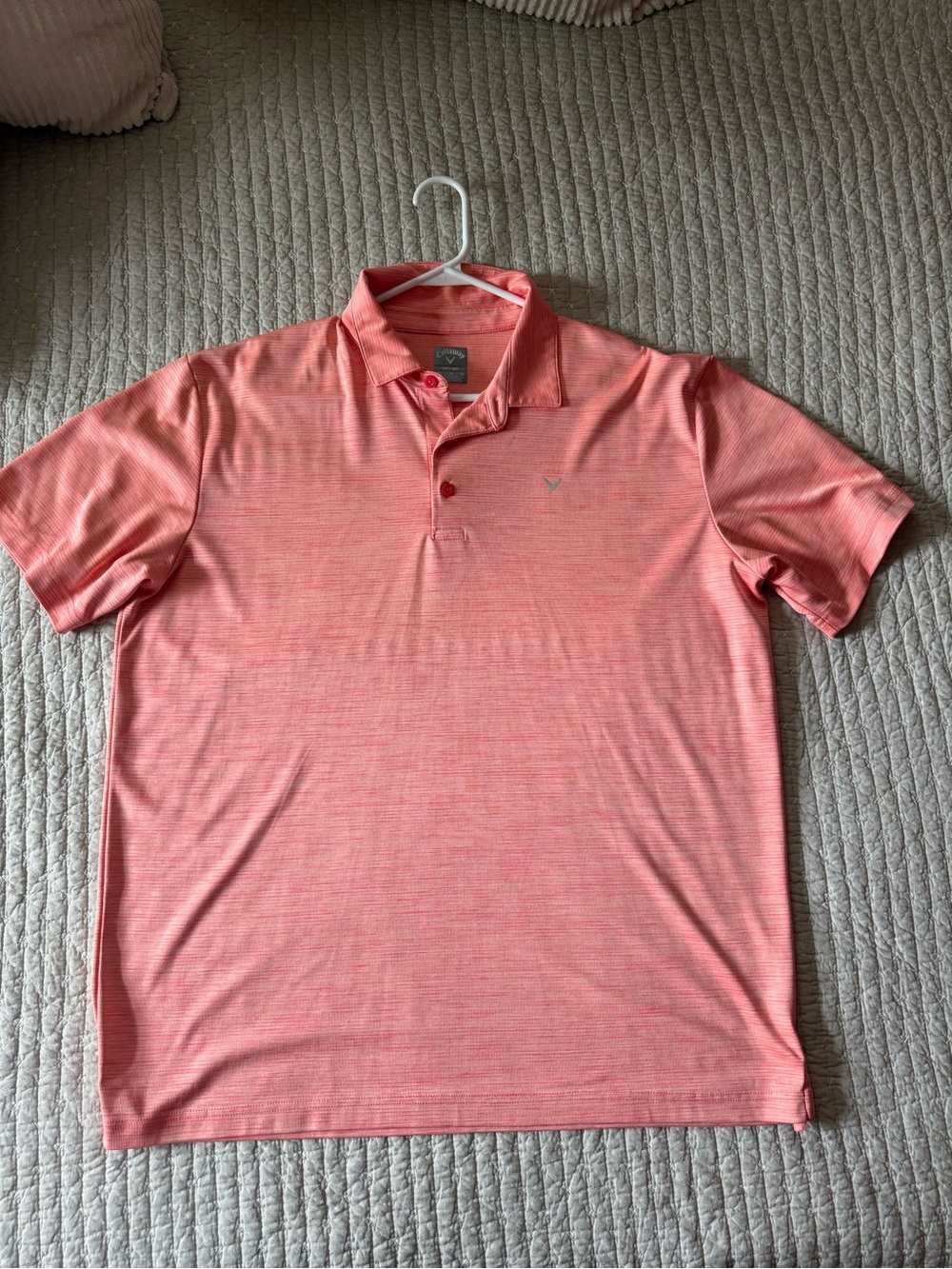 Callaway Men's Coral Heather Polo Shirt